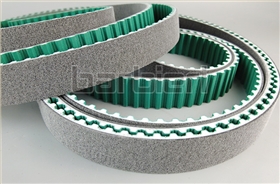 Grey felt PU timing belt