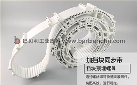 挡块预埋螺母同步带-1